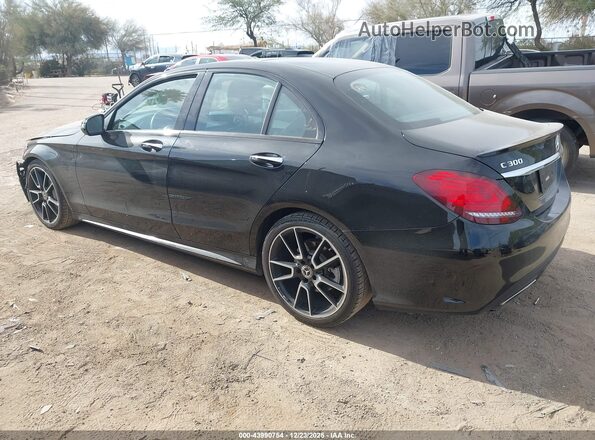 55SWF8DB9KU288106 2019 MERCEDES-BENZ C-CLASS Black Tył lewy