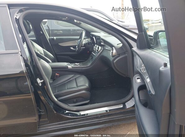 55SWF8DB9KU288106 2019 MERCEDES-BENZ C-CLASS Black Widok wnętrza z przodu
