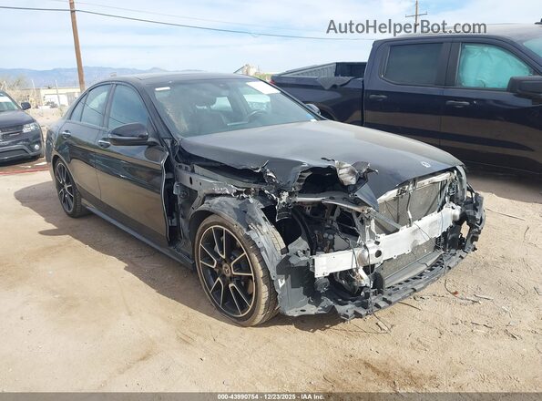 55SWF8DB9KU288106 2019 MERCEDES-BENZ C-CLASS Black Widok z przodu