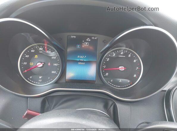 55SWF8DB9KU288106 2019 MERCEDES-BENZ C-CLASS Black Widok tylnych siedzeń