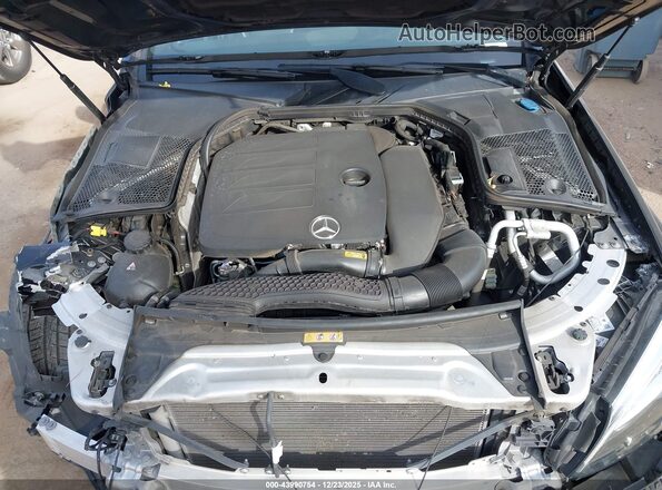 55SWF8DB9KU288106 2019 MERCEDES-BENZ C-CLASS Black Widok z tyłu