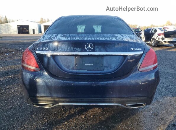 55SWF8EB1KU300876 2019 MERCEDES-BENZ C Blue Vista trasera