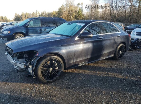 55SWF8EB1KU300876 2019 MERCEDES-BENZ C Blue Vista tres cuartos delantera izquierda