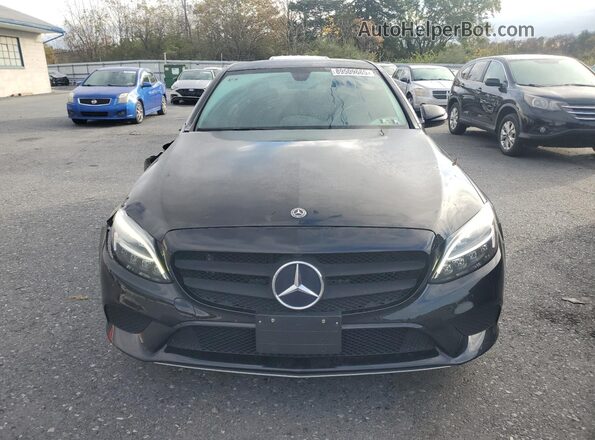 55SWF8EB2KU291069 2019 MERCEDES-BENZ C Black Вид спереду