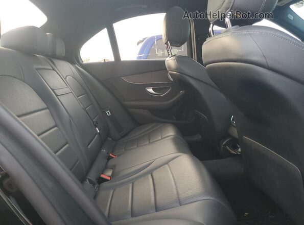 55SWF8EB2KU291069 2019 MERCEDES-BENZ C Black Вид задніх сидінь