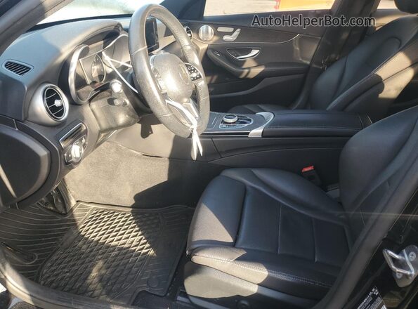 55SWF8EB2KU291069 2019 MERCEDES-BENZ C Black Вид салону спереду