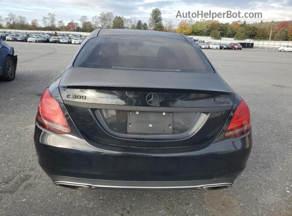 55SWF8EB2KU291069 2019 MERCEDES-BENZ C Black Вид ззаду