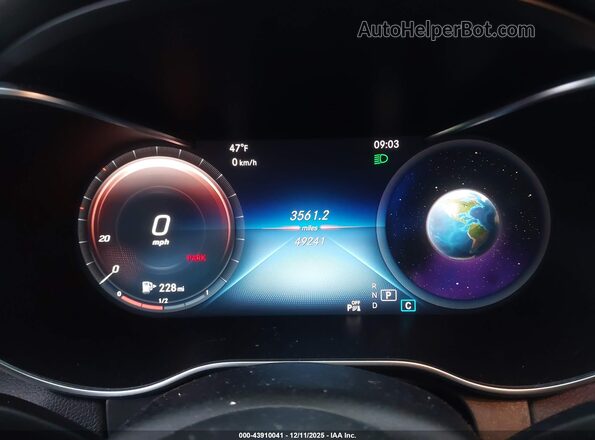 55SWF8EB6KU283136 2019 MERCEDES-BENZ C-CLASS Зеленый Вид задних сидений
