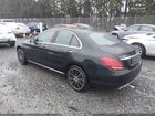 2019 Mercedes-benz C 300 4matic Зеленый vin: 55SWF8EB6KU283136