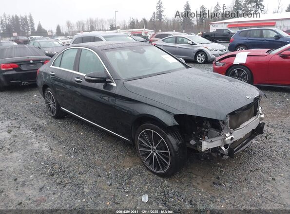55SWF8EB6KU283136 2019 MERCEDES-BENZ C-CLASS Зеленый Передняя правая четверть