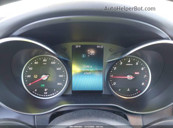 55SWF8EB7KU284456 2019 MERCEDES-BENZ C-CLASS Black Vista de los asientos traseros