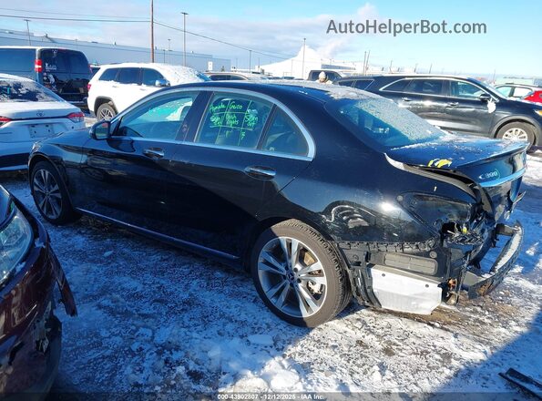 55SWF8EB7KU284456 2019 MERCEDES-BENZ C-CLASS Black Trasero izquierdo
