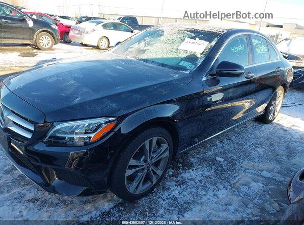55SWF8EB7KU284456 2019 MERCEDES-BENZ C-CLASS Black Vista tres cuartos delantera izquierda