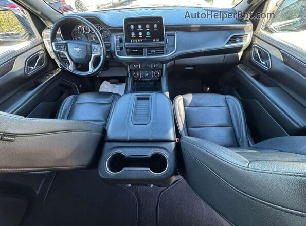 1GNSKCKD1MR179839 2021 CHEVROLET SUBURBAN Черный Вид задних сидений