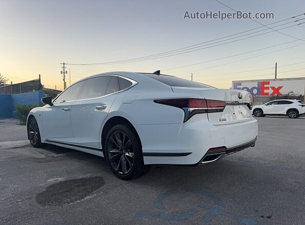 JTHC51FF5J5001048 2018 LEXUS LS Белый Передняя правая четверть