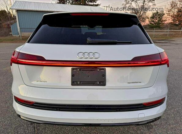 WA1AAAGE8MB010286 2021 AUDI E-TRON White უკანა სალონის ხედი