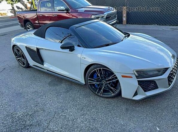 WUA4BCFX5M7901463 2021 AUDI R8 Белый Задняя правая четверть