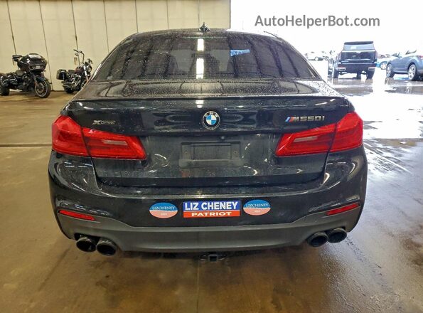 WBAJB9C56JB035395 2018 BMW M5 Черный Вид салона спереди