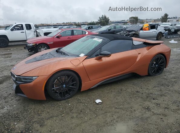 WBY2Z6C5XKVB83097 2019 BMW I8 Оранжевый Задняя левая четверть
