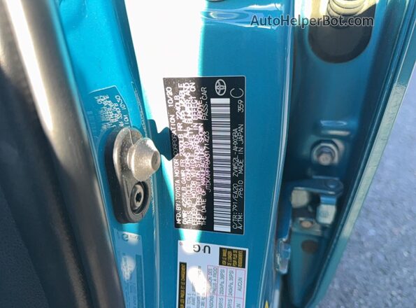 JTDKAMFP6M3171423 2021 TOYOTA LE Blue Vista interior trasera