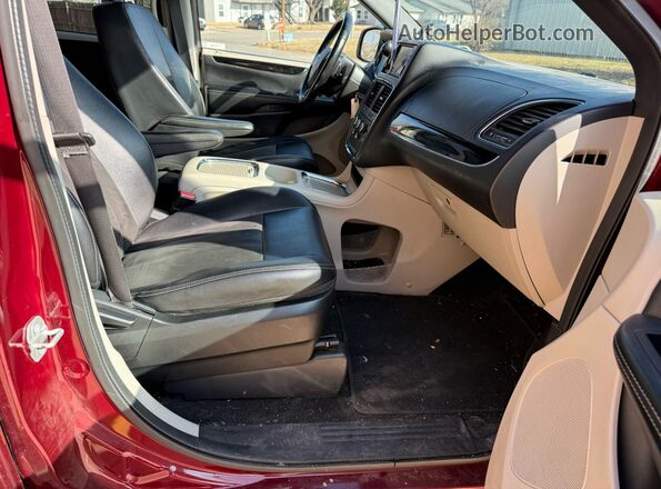 2C4RDGCG4KR635065 2019 DODGE CARAVAN Темно-бордовый Вид сзади
