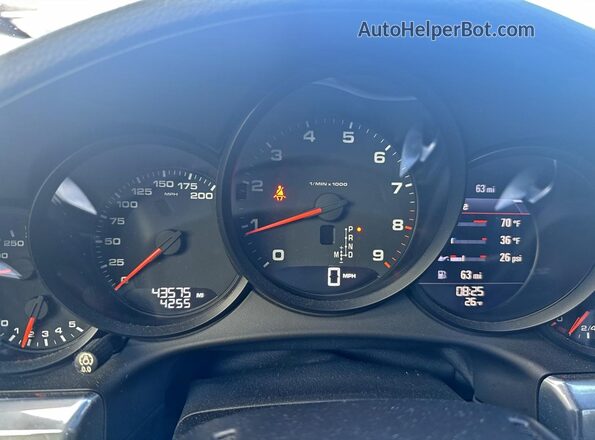 WP0CA2A97GS141228 2016 PORSCHE 911 Черный Вид щитка приборов