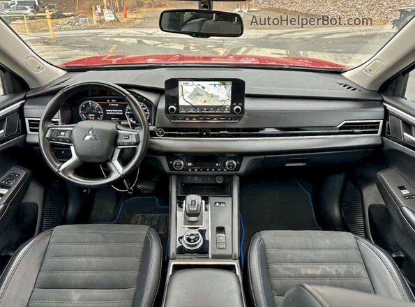JA4T5UA91PZ062512 2023 MITSUBISHI OUTLANDER Красный Вид салона спереди