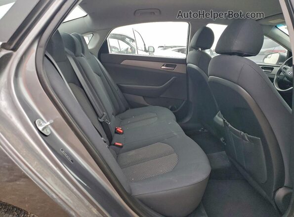 5NPE24AF3JH714171 2018 HYUNDAI SONATA Серый Вид задней части салона