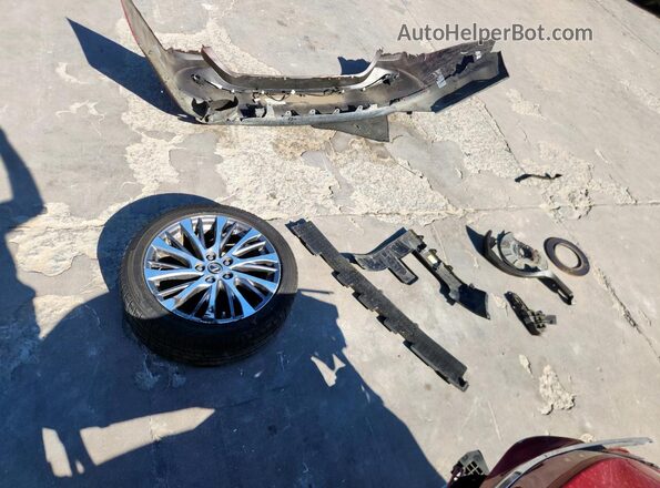 58ABZ1B17KU002435 2019 LEXUS ES Красный Вид подкапотного пространства