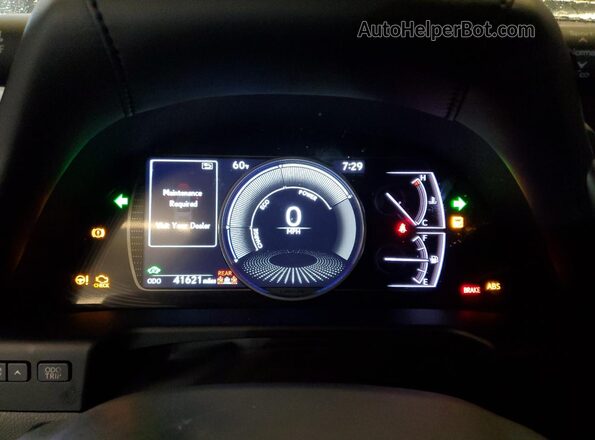 58ACA1C16MU009471 2021 LEXUS ES Черный Вид щитка приборов