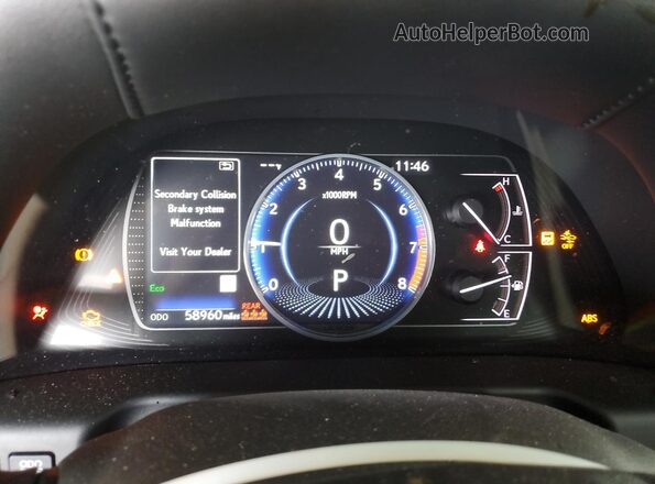 58ACZ1B15MU103190 2021 LEXUS ES Silver Instrument cluster view