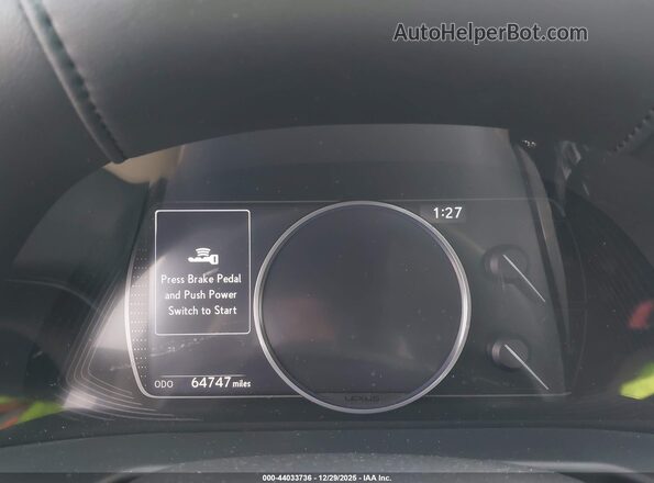 58AD21B15LU004540 2020 LEXUS ES 300H Black Widok tylnych siedzeń