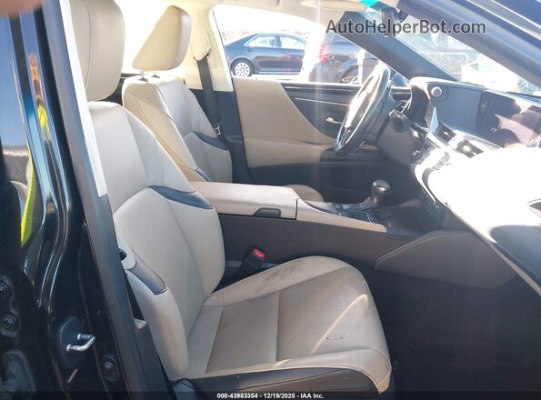 58ADZ1B11LU074483 2020 LEXUS ES 350 Черный Вид салона спереди