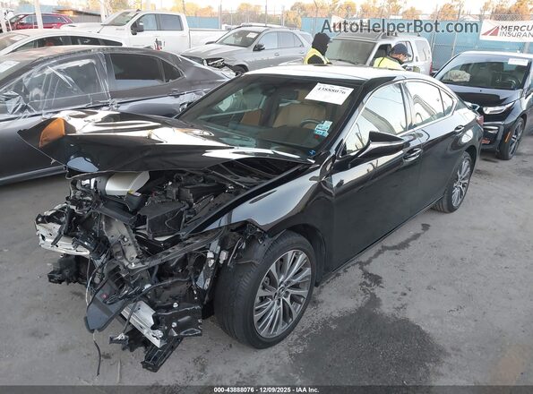 58ADZ1B13MU105993 2021 LEXUS ES 350 Черный Передняя левая четверть
