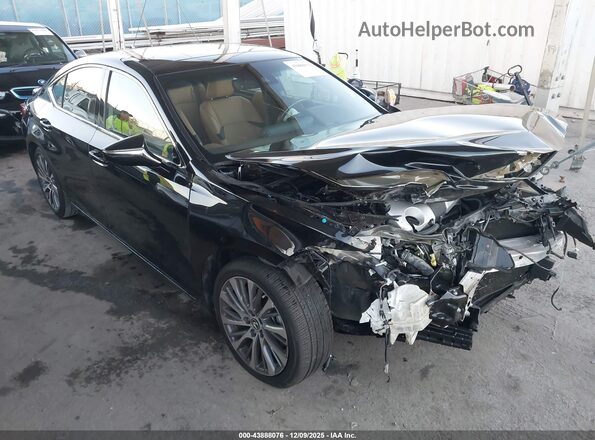 58ADZ1B13MU105993 2021 LEXUS ES 350 Черный Передняя правая четверть