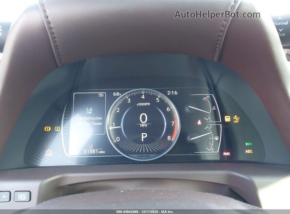58ADZ1B17MU106516 2021 LEXUS ES 350 Champagne Вид задних сидений