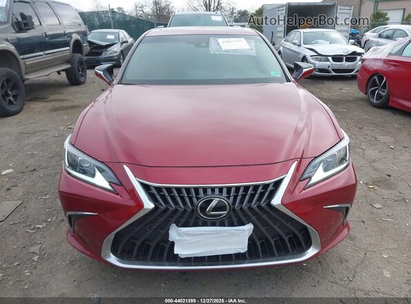 58ADZ1B1XPU153270 2023 LEXUS ES 350 Red Widok zestawu wskaźników