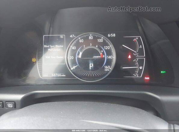 58ADZ1B1XPU153270 2023 LEXUS ES 350 Red Widok tylnych siedzeń