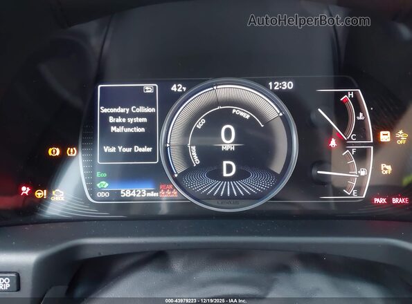 58AEA1C17MU010699 2021 LEXUS ES 300H Blue Widok tylnych siedzeń