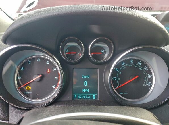 KL4CJASB2GB610909 2016 BUICK ENCORE Красный Вид задних сидений