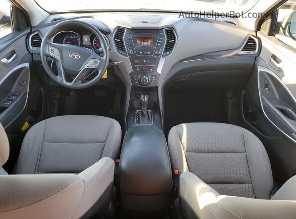 KM8SM4HF5GU154408 2016 HYUNDAI SANTA FE Серебряный Вид щитка приборов