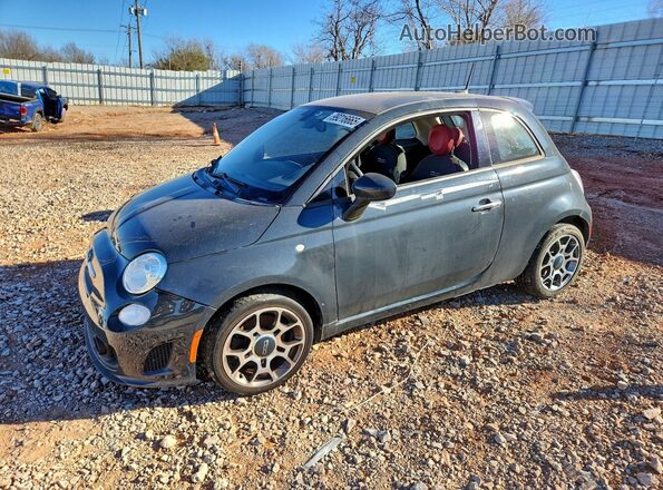 3C3CFFKH4JT420998 2018 FIAT 500 Серый Задняя левая четверть