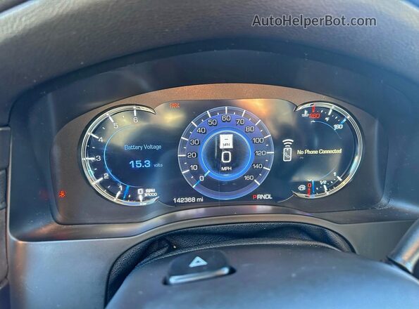1GYS3BKJ9HR368793 2017 CADILLAC ESCALADE Белый Вид щитка приборов