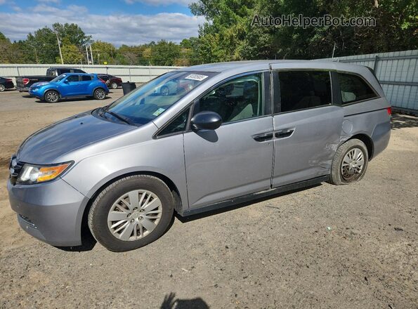 5FNRL5H24HB016989 2017 HONDA ODYSSEY Gray Передня ліва чверть