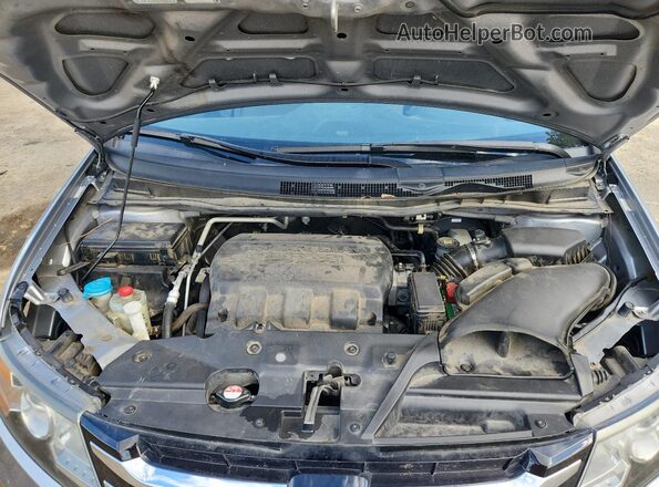 5FNRL5H24HB016989 2017 HONDA ODYSSEY Gray Вид підкапотного простору