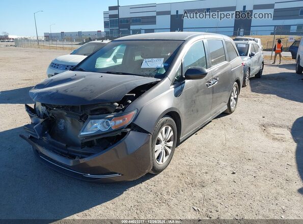 5FNRL5H38GB095140 2016 HONDA ODYSSEY Brown Vista tres cuartos delantera izquierda