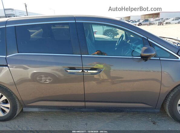 5FNRL5H38GB095140 2016 HONDA ODYSSEY Brown Vista interior trasera