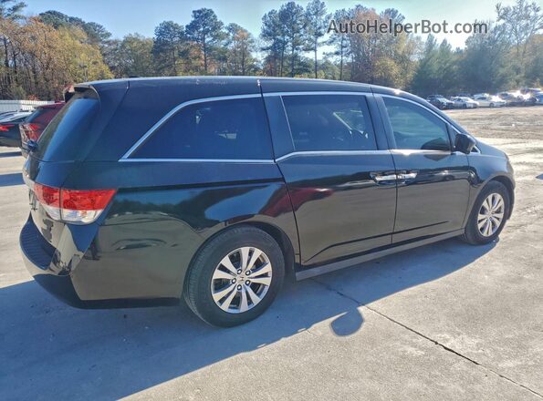 5FNRL5H63HB025184 2017 HONDA ODYSSEY Black Tył prawy
