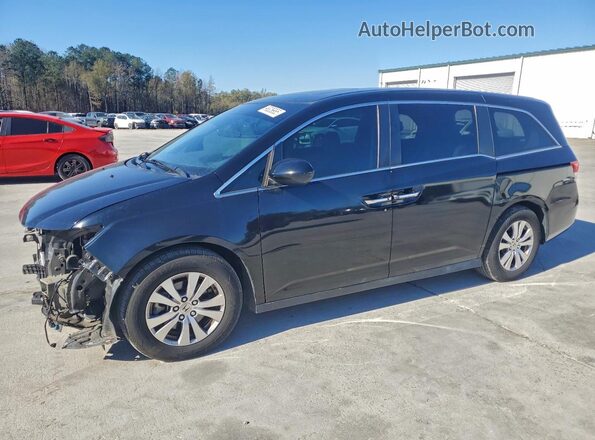 5FNRL5H63HB025184 2017 HONDA ODYSSEY Black Przód lewy