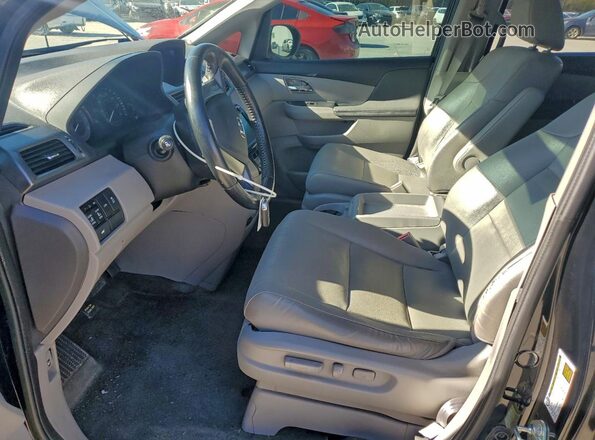 5FNRL5H63HB025184 2017 HONDA ODYSSEY Black Widok wnętrza z przodu